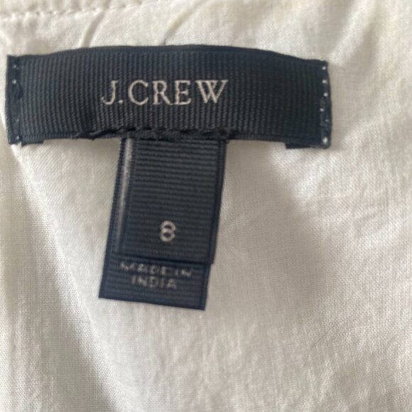 J. Crew Embroidered Linen Tank Dress - Picture 9 of 10